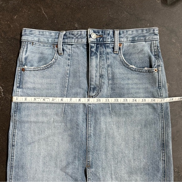 Lucky Brand Frayed Hem Denim Skirt - Picture 11 of 11